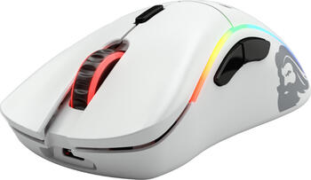 Glorious PC Gaming Race Model D Wireless weiß matt, Maus, rechtshänder