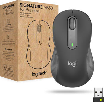 Logitech Signature M650 for Business Large&comma; Maus