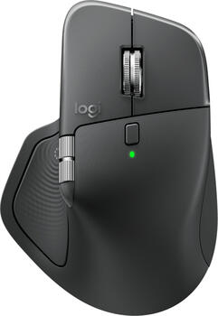Logitech MX Master 4 for Business graphit Maus&comma; rechtsh&auml;nder RF Wireless &plus; Bluetooth&comma; B&uuml;ro