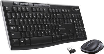 Logitech MK270 Wireless Combo, USB, US international Tastatur-Maus-Kombination