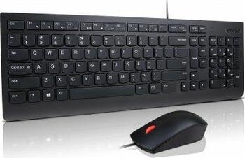 Lenovo Essential Wired Combo, USB, DE Layout Tastatur-Maus-Kombination