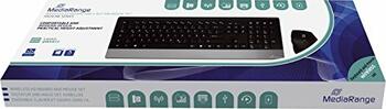 MediaRange MROS105 Wireless Combo schwarz, USB, DE Tastatur-Maus-Kombi MediaRange MROS105 Wireless Combo schwarz, USB, DE Tastatur-Maus-Kombi