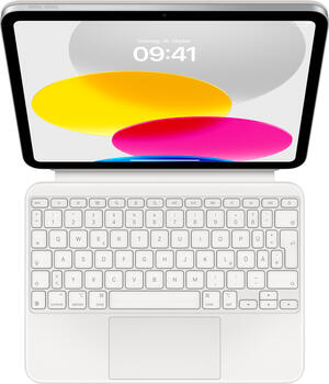 Apple Magic Keyboard Folio, KeyboardDock für iPad 10, weiß, DE [2022]