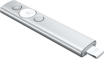 Logitech Spotlight silber, USB, Bluetooth Präsentations-Fernsteuerung Silber