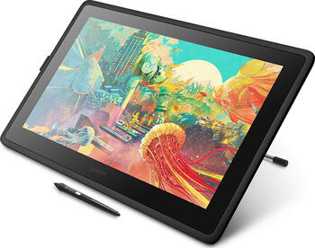 Wacom Cintiq 22, Kreativ-Stift-Display Tablet (mit Standfuß) zum Illustrieren & Zeichnen direkt auf dem Bildschirm