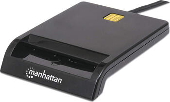 Manhattan Smartcard Single-Slot-Cardreader, USB-A 2.0 [Stecker]