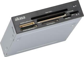 Akasa Electronic ID and Smartcard Multi-Slot-Cardreader, USB 2.0 9-Pin Stecksockel [Stecker]