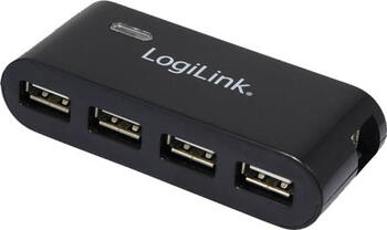 LogiLink USB-Hub, 4x USB-A 2.0, USB-B 2.0 [Buchse]