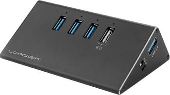 LC-Power USB 3.0 Externer HUB 3x USB-A 3.0, 1x USB-A 3.0 mit Aluminiumgehäuse LC-Power USB 3.0 Externer HUB 3x USB-A 3.0, 1x USB-A 3.0 mit Aluminiumgehäuse
