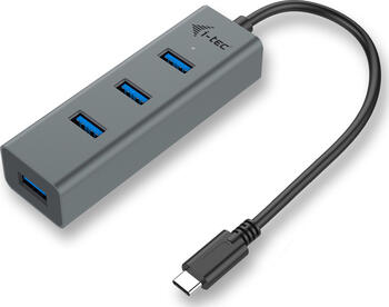 i-tec USB-Hub, 4x USB-A 3.0, USB-C 3.0 [Stecker] 