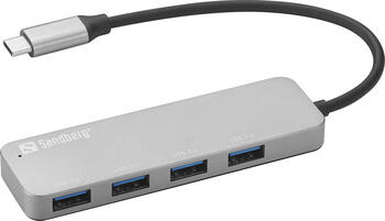 Sandberg USB-C to 4 x USB 3.0 Hub SAVER 