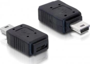 USB-Adapter - USB mini Stecker auf  micro-A+B Buchse 