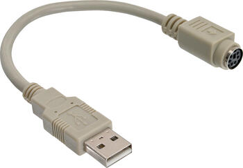 USB-Adapter - Kabel, USB Stecker A auf PS/2 Buchse