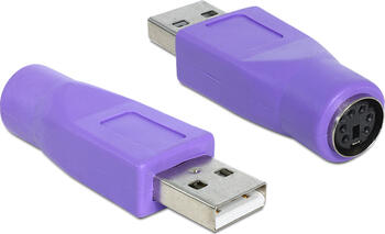 DeLock Adapter USB A Stecker > PS/2 Buchse 