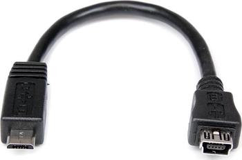 StarTech 15cm Micro USB-auf-Mini USB-Adapterkabel Stecker/Buchse