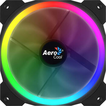 AeroCool Orbit 120mm, 120x120x25mm, 94.97m³/h, 14.1dB(A), Vibrationsdämpfer, RGB beleuchtet