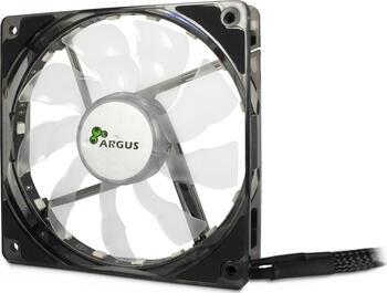 Inter-Tech Argus L-12025 Aura RGB 120mm, 120x120x25mm, 59.5m³/h, 30dB(A), RGB beleuchtet