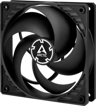 Arctic P12 PWM schwarz 120mm, 120x120x25mm, 95.7m³/h