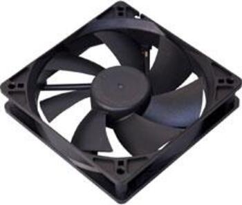 Akasa Black Fan Series 120mm, 120x120x25mm, 60.3-179.2m³/h, 18-38dB(A), thermischer Sensor