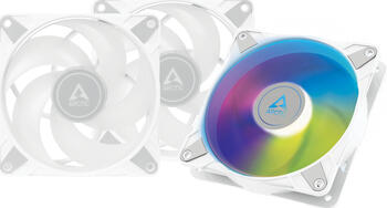 3er-Pack Arctic P12 PWM PST A-RGB 0dB weiß, 120x120x25mm, 82.91m³/h, 0.3 Sone