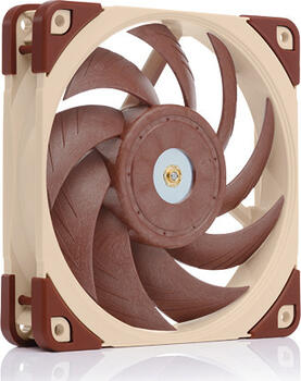 Noctua NF-A12x25 PWM, 120x120x25mm (BxHxT), 102.1m³/h (60.09 CFM), 22.6dB(A), 7V-Adapter, Vibrationsdämpfer