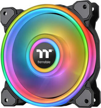 Thermaltake Riing Quad 14 RGB Radiator Fan TT Premium Edition schwarz 140mm, 140x140x25mm (BxHxT), 102.23m³/h (60.