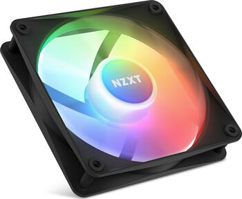 NZXT F Series F120 RGB Core, Matte Black, schwarz, 120x120x26mm, 500-1800rpm, 134m³/h (78.86 CFM)