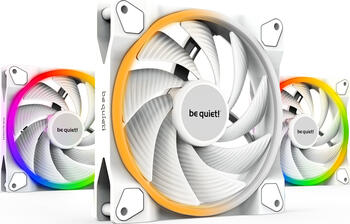 be quiet&excl; Light Wings White PWM High-Speed 140mm&comma; 140x140x25 &lpar;BxHxT&rpar;&comma; 121&period;82m&sup3;&sol;h &lpar;71&period;69 CFM&rpar;&comma; 31dB&lpar;A&rpar;&comma; White Build-kompat