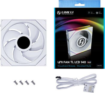 Lian Li Uni Fan TL LCD 140 RGB 140mm, 140x144x28mm