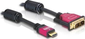 1,8m HDMI/ DVI-Kabel Stecker/ Stecker Delock 