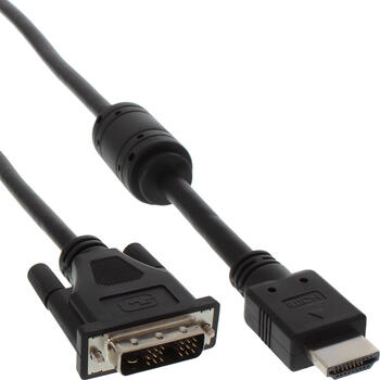 1,8m HDMI/ DVI-Kabel Stecker/ Stecker InLine