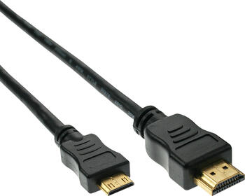 1,5m HDMI/ Mini HDMI-Kabel Stecker/ Stecker InLine HighSpeed 