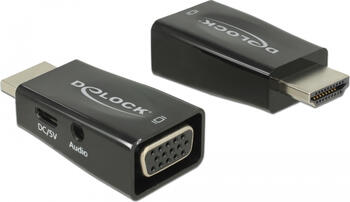 Adapter HDMI auf VGA, Stecker/ Buchse DeLOCK