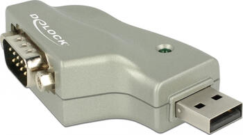 Delock Adapter USB 2.0 Typ-A > 1 x Seriell DB9 RS-232 110° gewinkelt