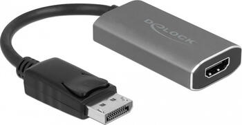 Delock Aktiver DisplayPort 1.4 zu HDMI Adapter 8K mit HDR Funktion