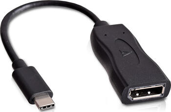 V7 USB-C auf DisplayPort Adapter schwarz 