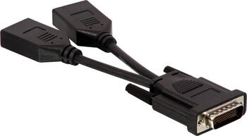 DS-59M Adapter, DS-59M Stecker auf 2x DisplayPort Buchse Lindy