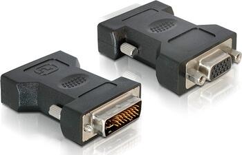 Delock Adapter VGA 15 Pin Buchse zu DVI 24+5 Stecker 