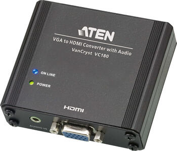 VGA zu HDMI Konverter, Aten VC180, bis 1080p, mit Audio