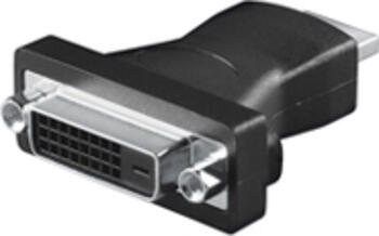 HDMI > DVI-D (24+1 pin) Adapter, vernickelt stecker/ buchse