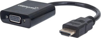 Adapter HDMI > VGA Stecker/ Buchse Manhattan 