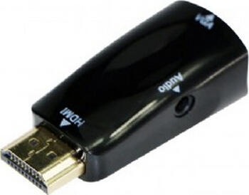Gembird A-HDMI-VGA-02 Videokabel-Adapter VGA (D-Sub) Schwarz 