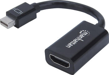 Adapter Mini-DisplayPort > HDMI stecker/ buchse, Manhattan 
