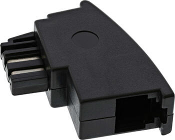 InLine TAE-N Adapter, TAE-N Stecker auf RJ11 Buchse 6P4C