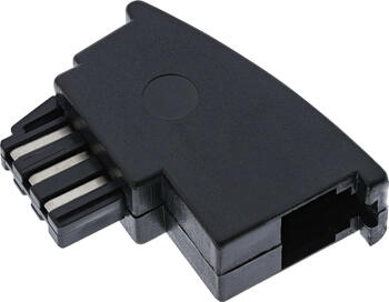 InLine TAE-F Adapter, TAE-F Stecker auf RJ11 Buchse
