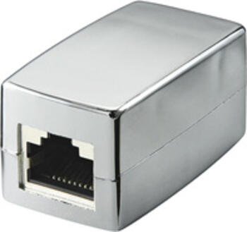 goobay Patchkabelkupplung Cat.5e, 2x RJ45 Buchse, geschirmt