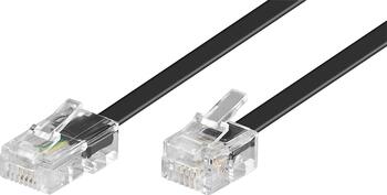 6m Telefonkabel RJ45-Stecker (8P4C) > RJ11-Stecker (6P4C) goobay