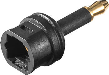 3,5 mm mini Toslink Stecker > Toslinkkupplung goobay