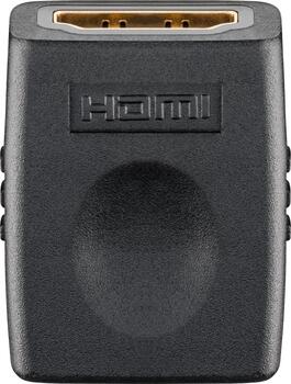 HDMI-Kupplung Buchse (Typ A) > Buchse (Typ A), goobay max. 4K Ultra HD 2160p (60 Hz)