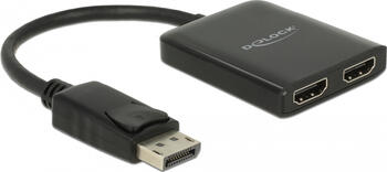 Delock DisplayPort 1.4 Splitter 1 x DisplayPort zu 2 x HDMI 